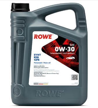 ROWE HIGHTEC SYNT RSB 12FE SAE 0W30 5 Litre